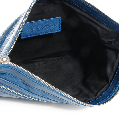 Balenciaga Agneau Arena Clip Medium Bleu Mineral 9 of 12