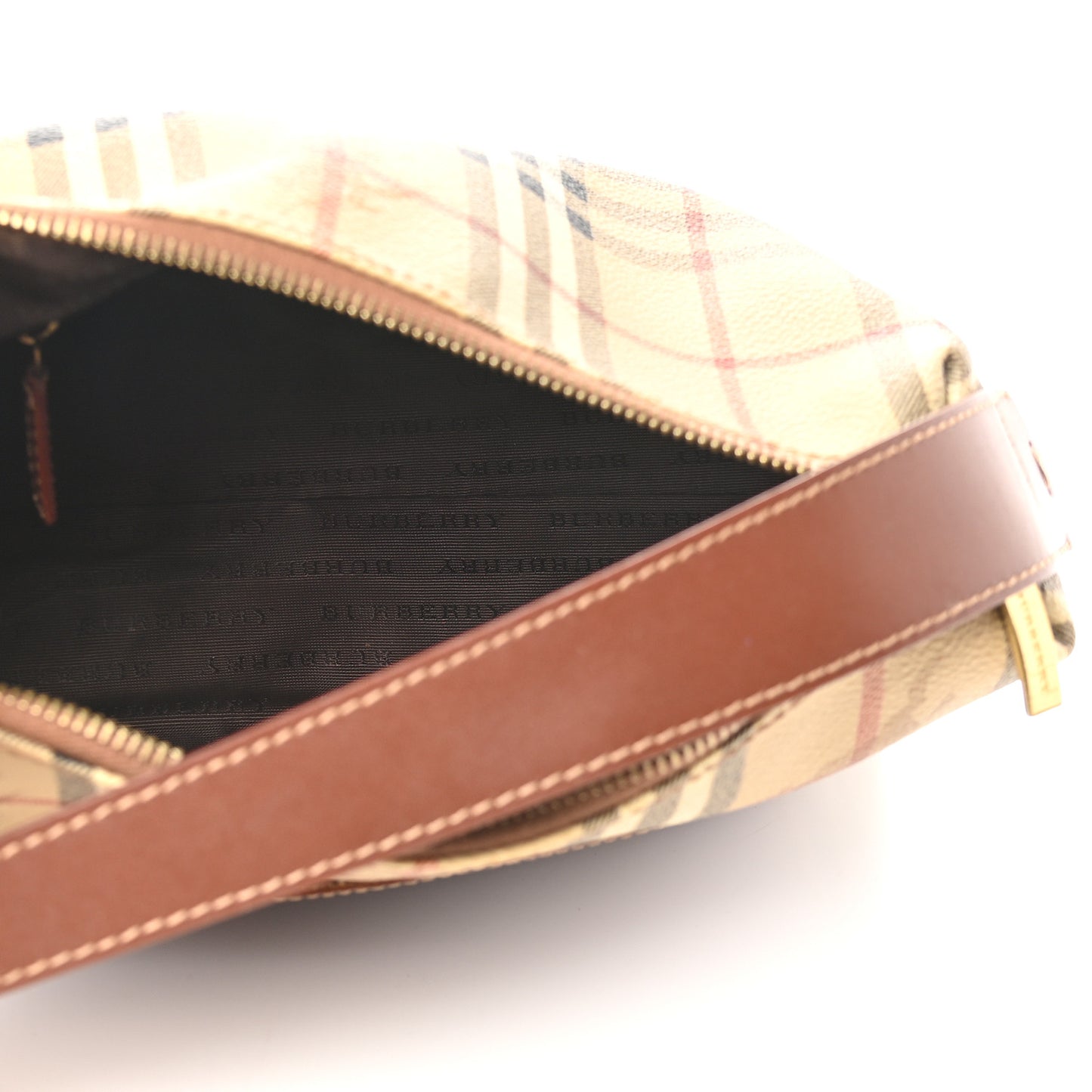 Haymarket Check Shoulder Bag Brown