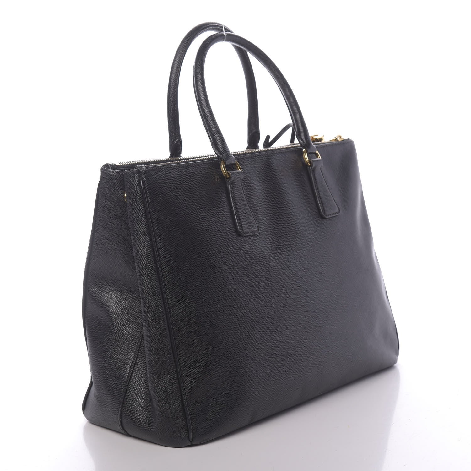 Prada Saffiano Large Galleria Double Zip Tote Black 3 of 14