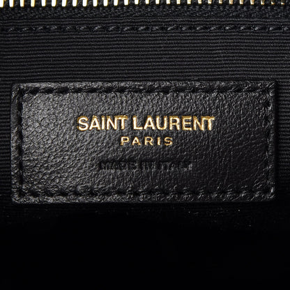 Saint Laurent Lambskin Matelasse Monogram Joe Backpack Black 9 of 9