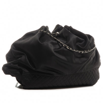 Chanel Satin Melrose Hobo Black 3 of 7