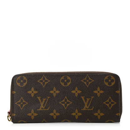 Louis Vuitton Monogram Clemence Wallet Fuchsia 1 of 6