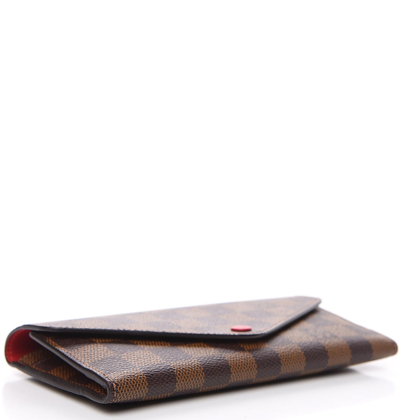 Damier Ebene Josephine Wallet Red