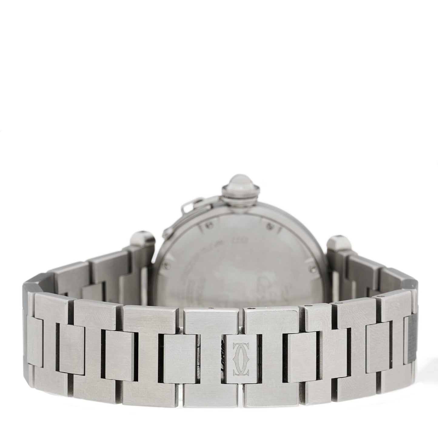 Stainless Steel 35mm Pasha GMT Automatic Watch Black