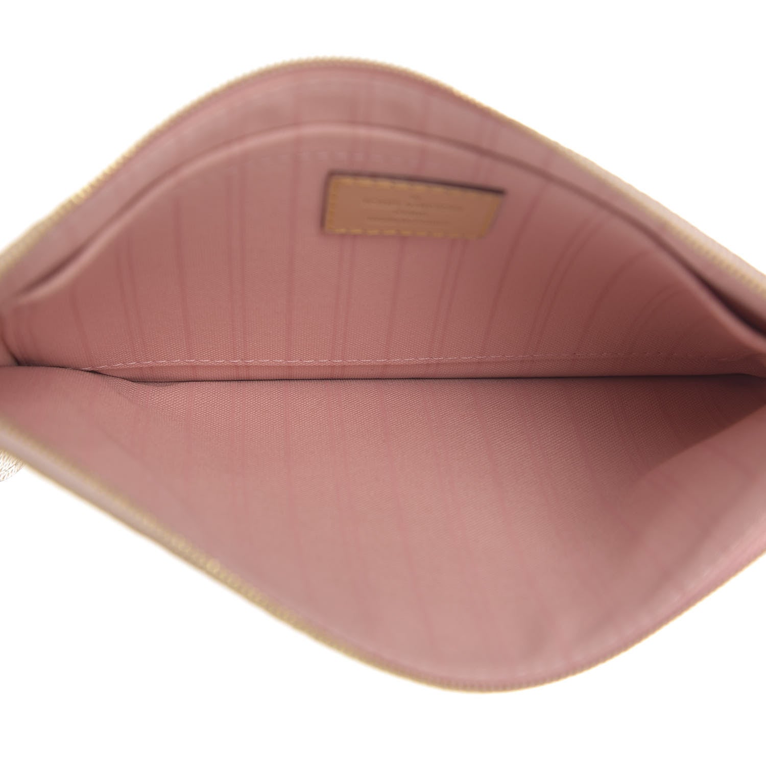 Louis Vuitton Damier Azur Neverfull MM GM Pochette Rose Ballerine 4 of 7