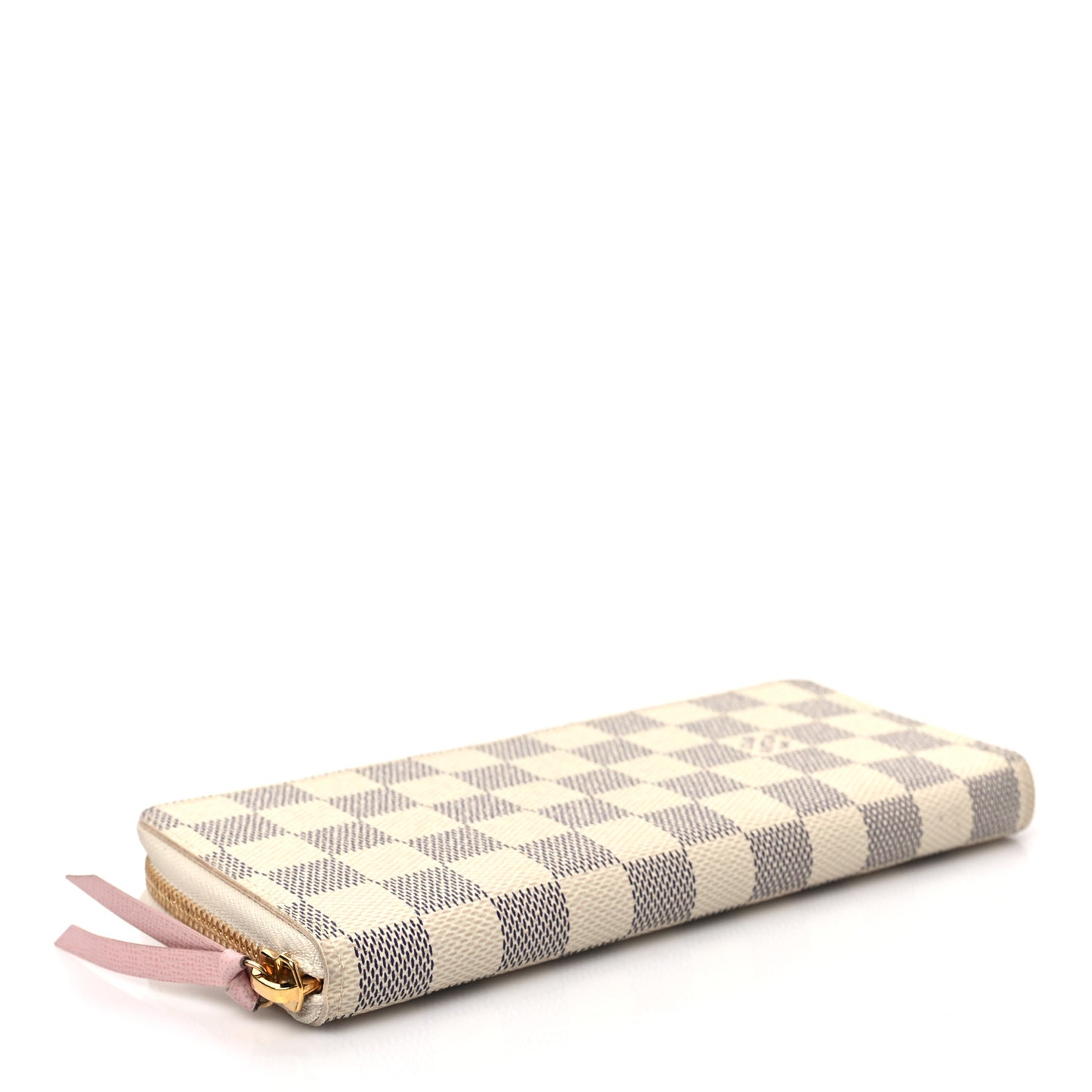 Damier Azur Clemence Wallet Rose Ballerine
