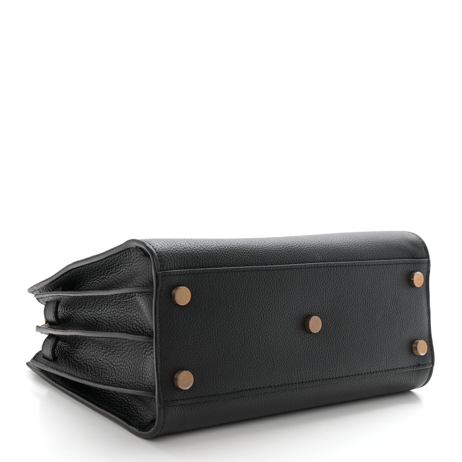 Saint Laurent Grained Calfskin Baby Sac De Jour Souple Black 4 of 11