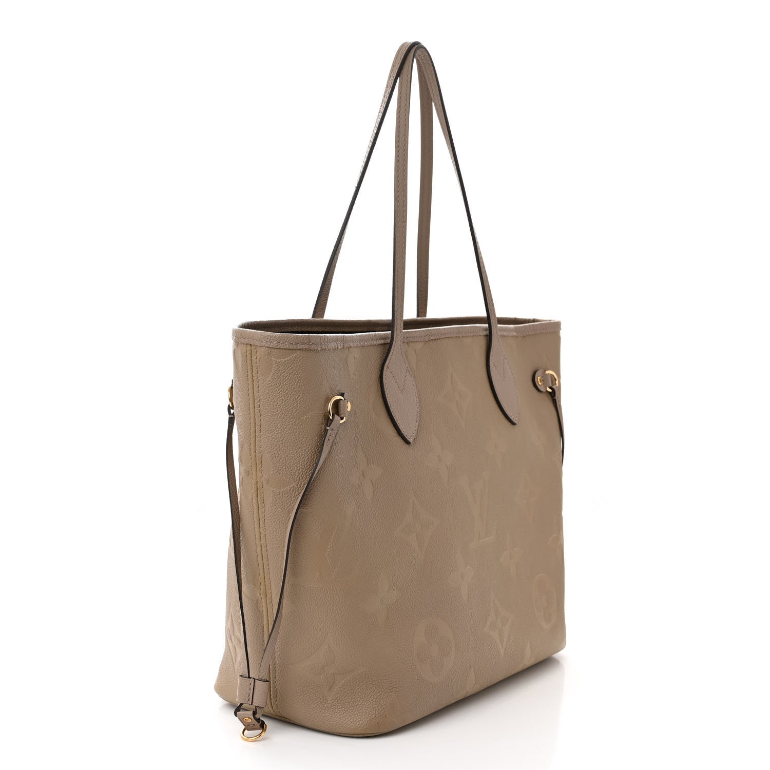 Louis Vuitton Empreinte Monogram Giant Neverfull MM Tourterelle 4 of 11