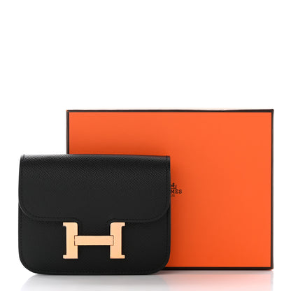 Hermes Epsom Constance Slim Wallet Black 11 of 11