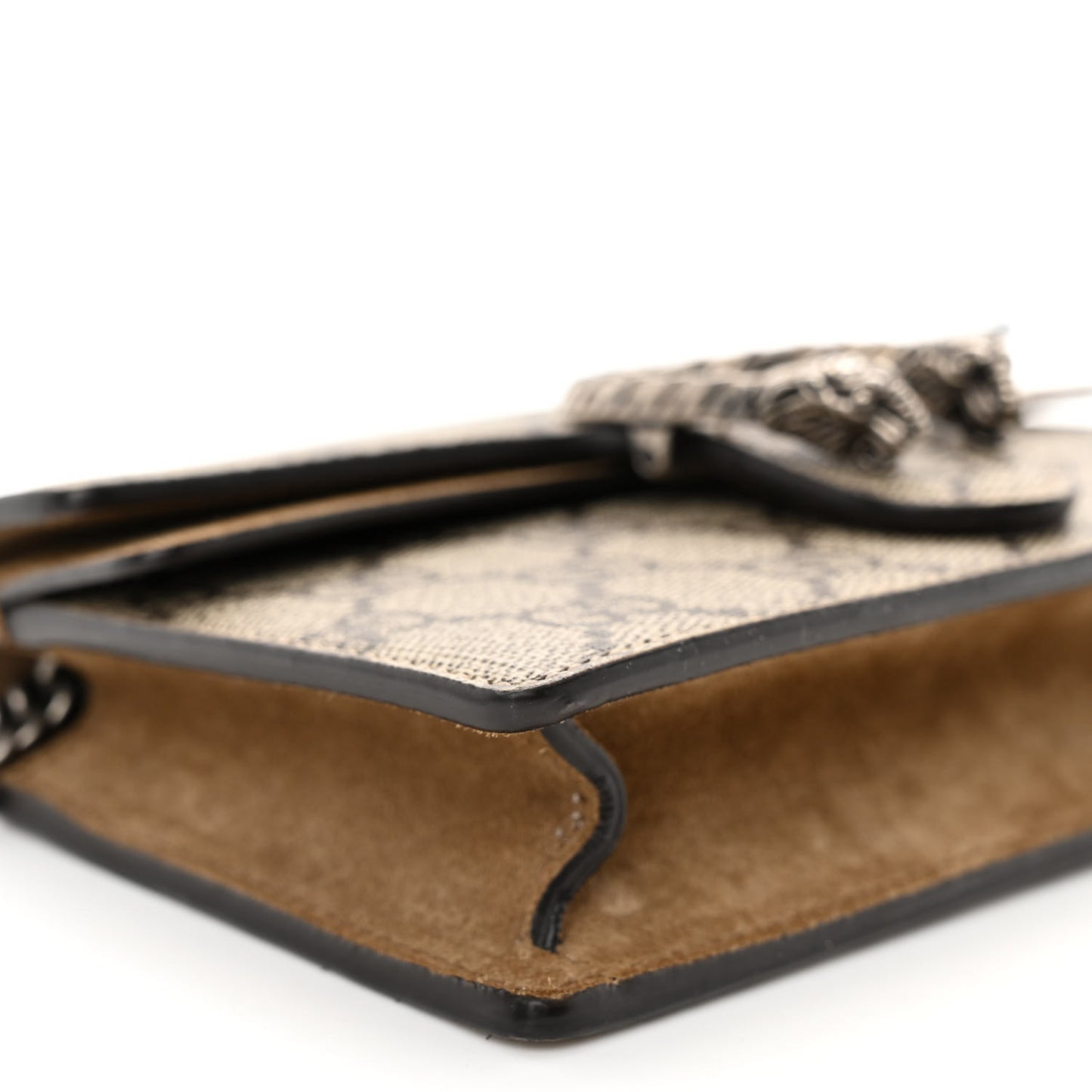 GG Supreme Monogram Super Mini Dionysus Shoulder Bag Taupe