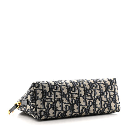 Christian Dior Oblique 30 Montaigne Cosmetic Pouch Blue 4 of 11