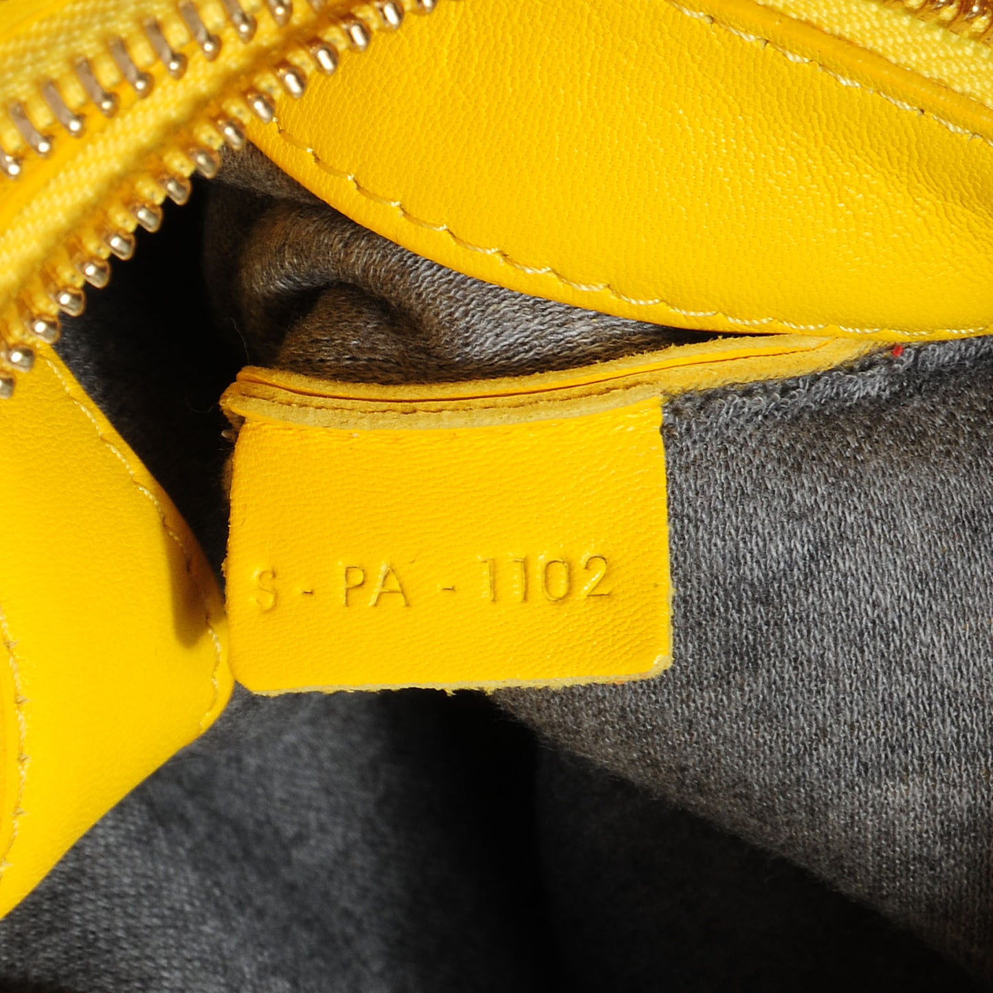 Lambskin Trio Crossbody Bag Sun Yellow