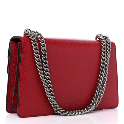 Gucci Dollar Calfskin Swarovski Crystal Small Dionysus Shoulder Bag Hibiscus Red 3 of 14