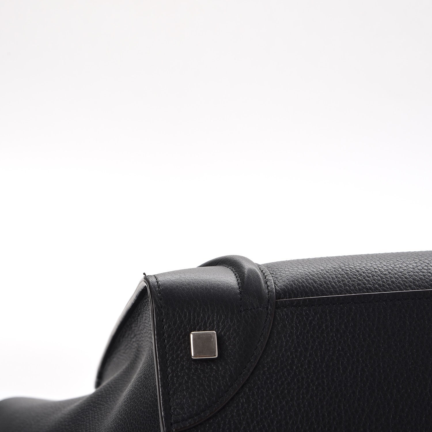 Celine Drummed Calfskin Mini Luggage Black 9 of 9