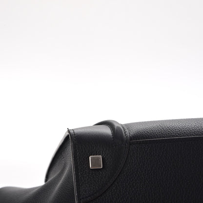 Celine Drummed Calfskin Mini Luggage Black 9 of 9