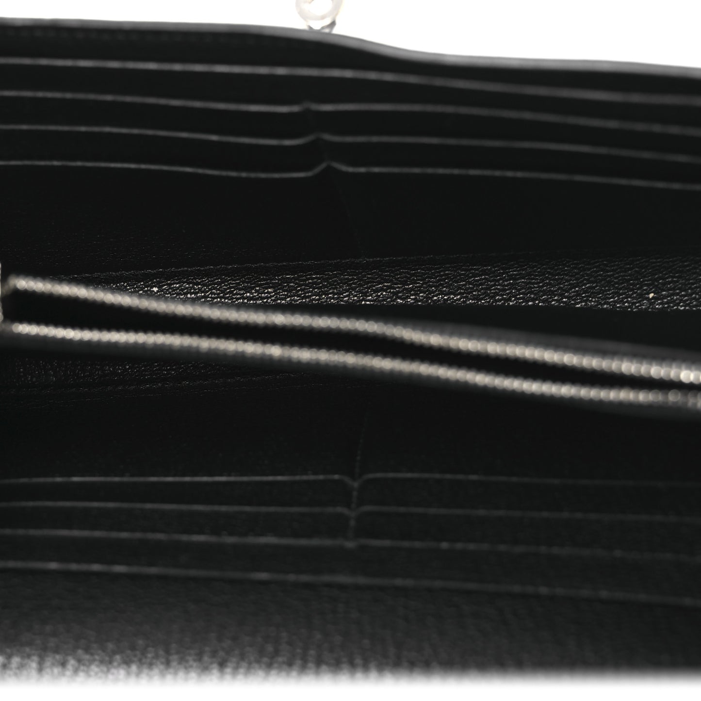 Chevre Mysore Kelly Longue Wallet Black
