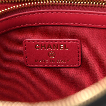Chanel Goatskin Quilted Chanel 19 Pouch Black 6 of 9