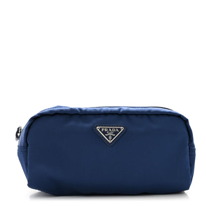Prada Nylon Vela Cosmetic Pouch Royal 1 of 7