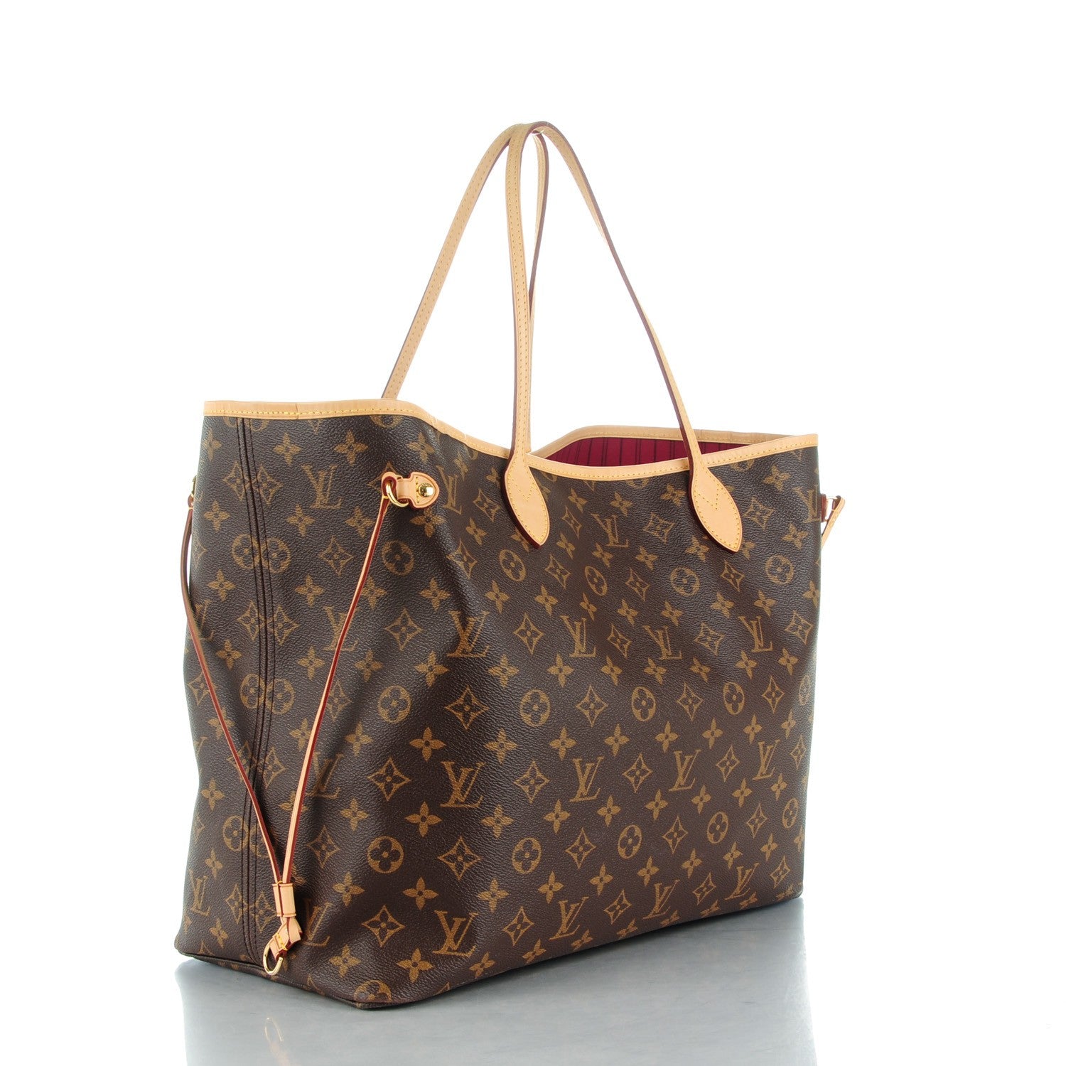 Louis Vuitton Monogram Neverfull GM Fuchsia 3 of 7