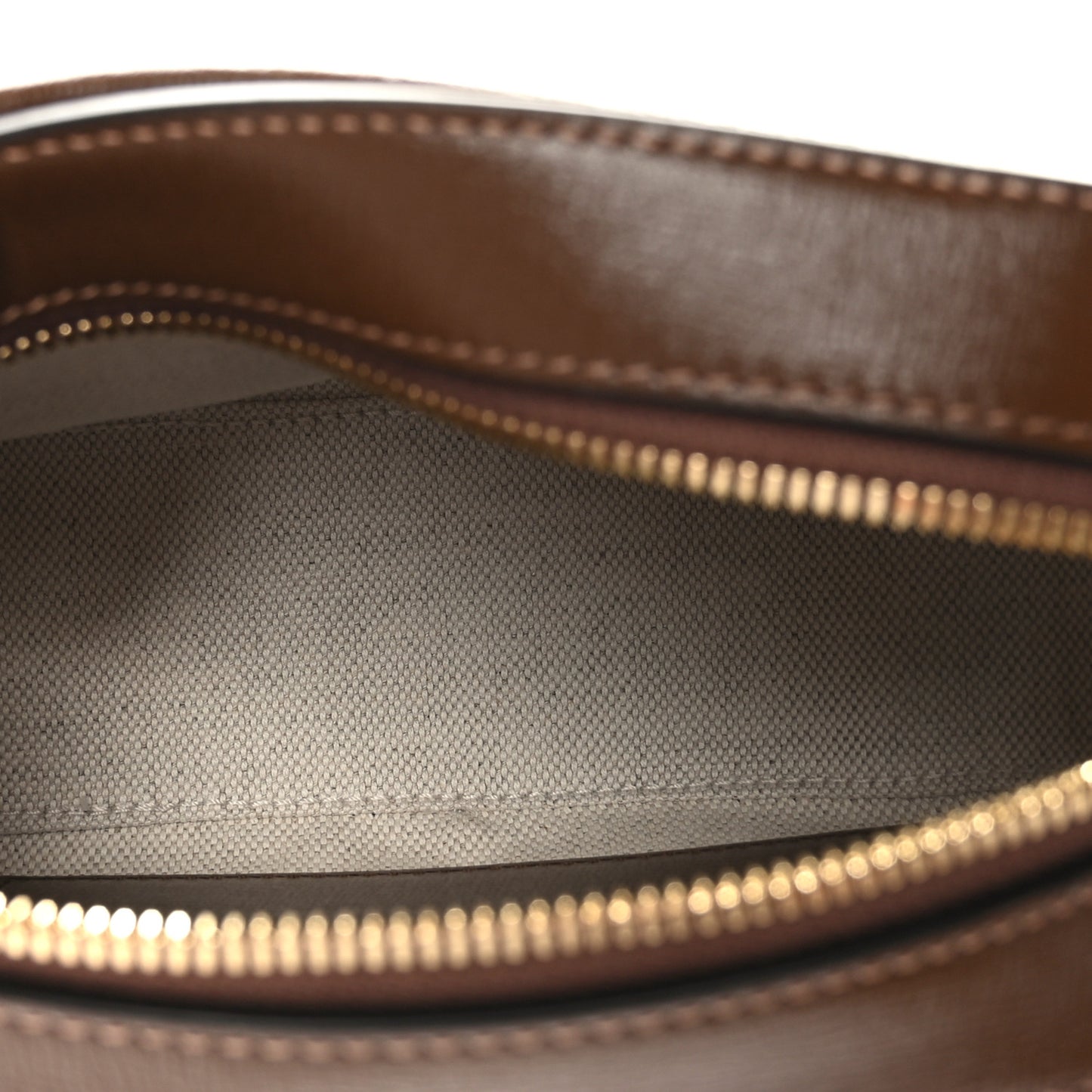 Azalea Calfskin Mini Horsebit 1955 Camera Shoulder Bag Brown