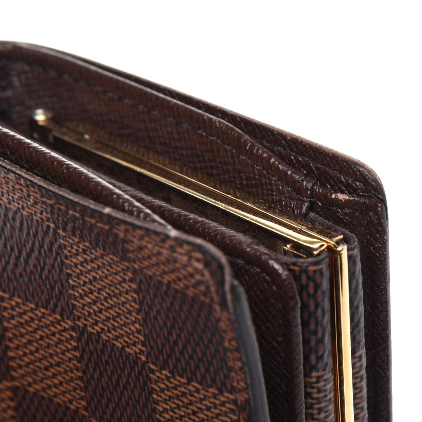 Damier Ebene French Purse Wallet