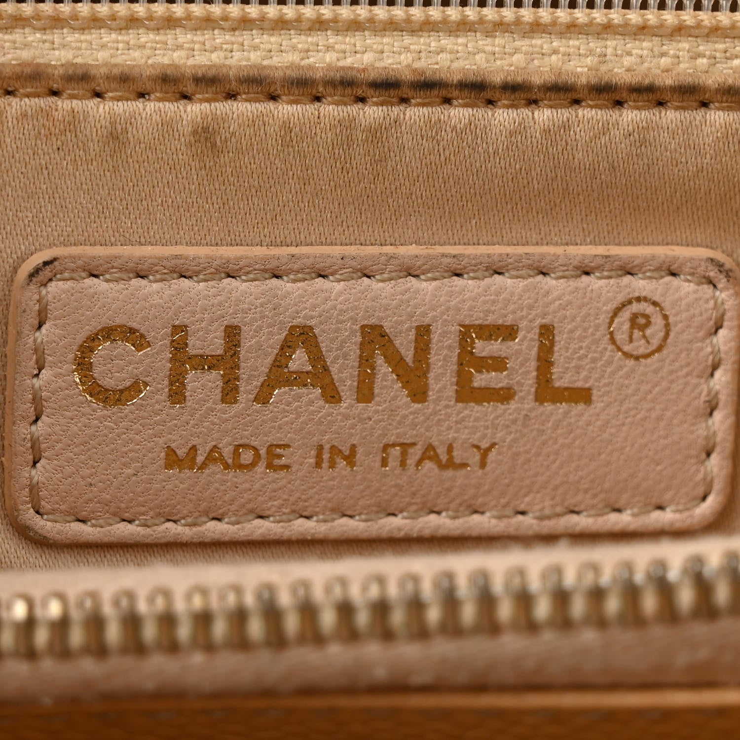 Chanel Caviar Quilted Grand Shopping Tote GST Beige Clair 7 of 16