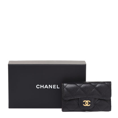 Chanel Caviar Quilted 6 Key Holder Black 13 of 13