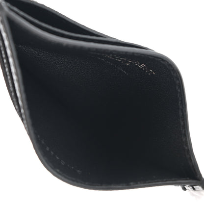 Saint Laurent Grain De Poudre Monogram Credit Card Case Black 5 of 8