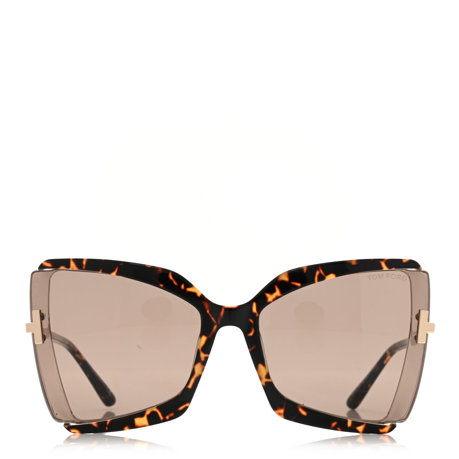 Tom Ford Gia Sunglasses TF766 Havana Roviex 2 of 8