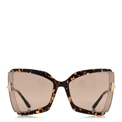 Tom Ford Gia Sunglasses TF766 Havana Roviex 2 of 8