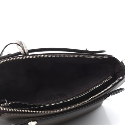 Fendi Vitello Dolce 4 Color Medium By The Way Boston Bag Carbone Grigio Polvere Multicolor 5 of 10