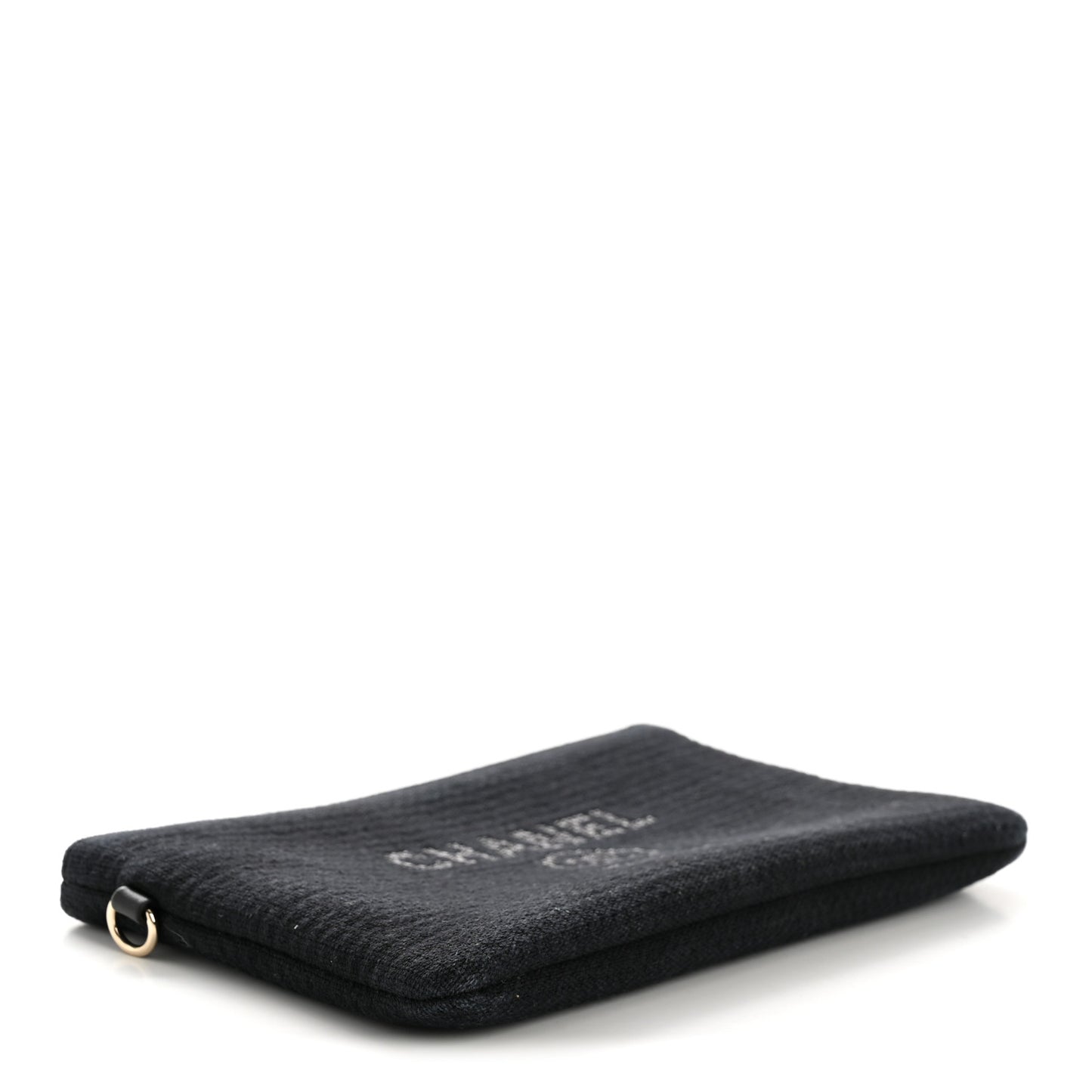 Mixed Fibers Deauville Pouch Black
