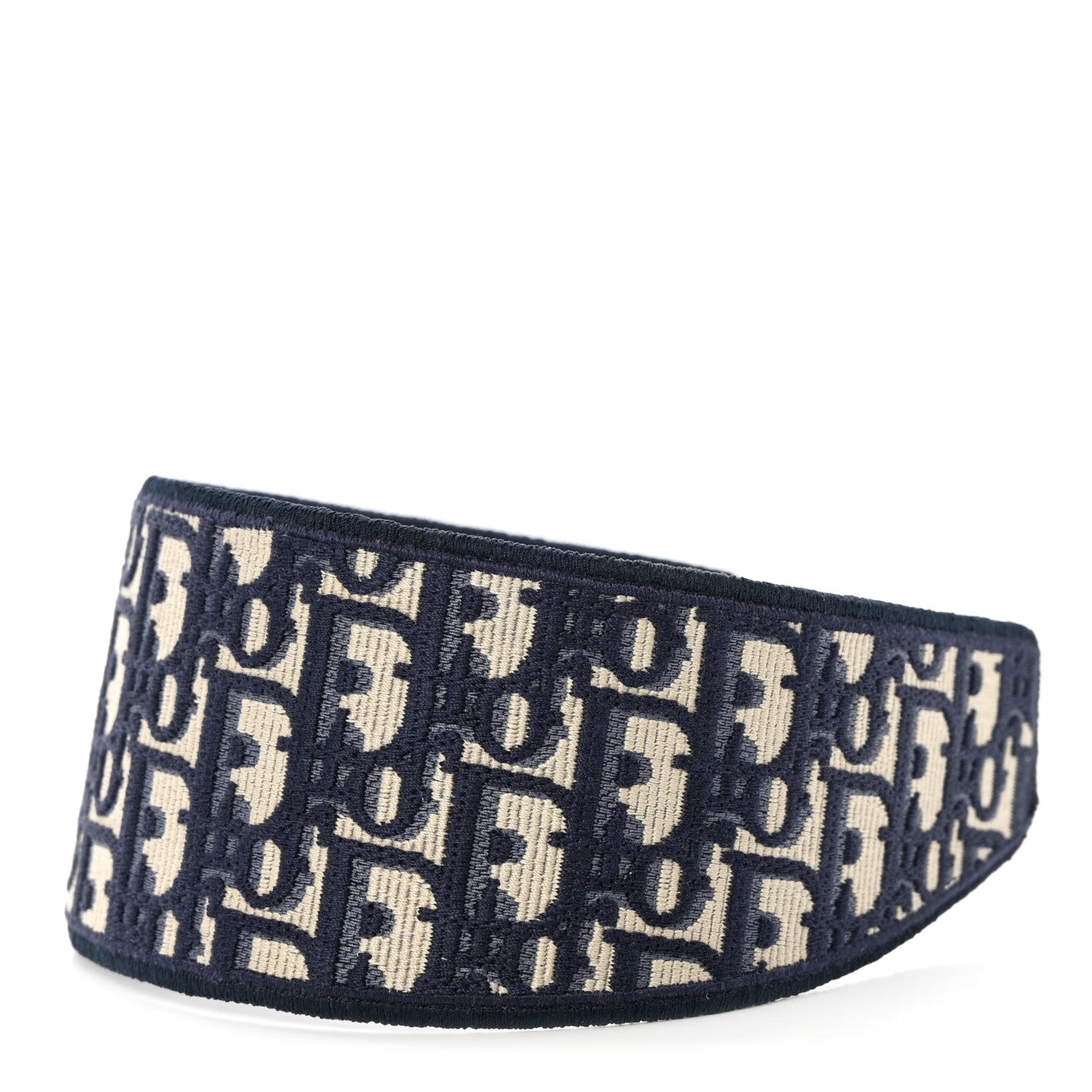 Christian Dior Oblique Headband Blue 1 of 8