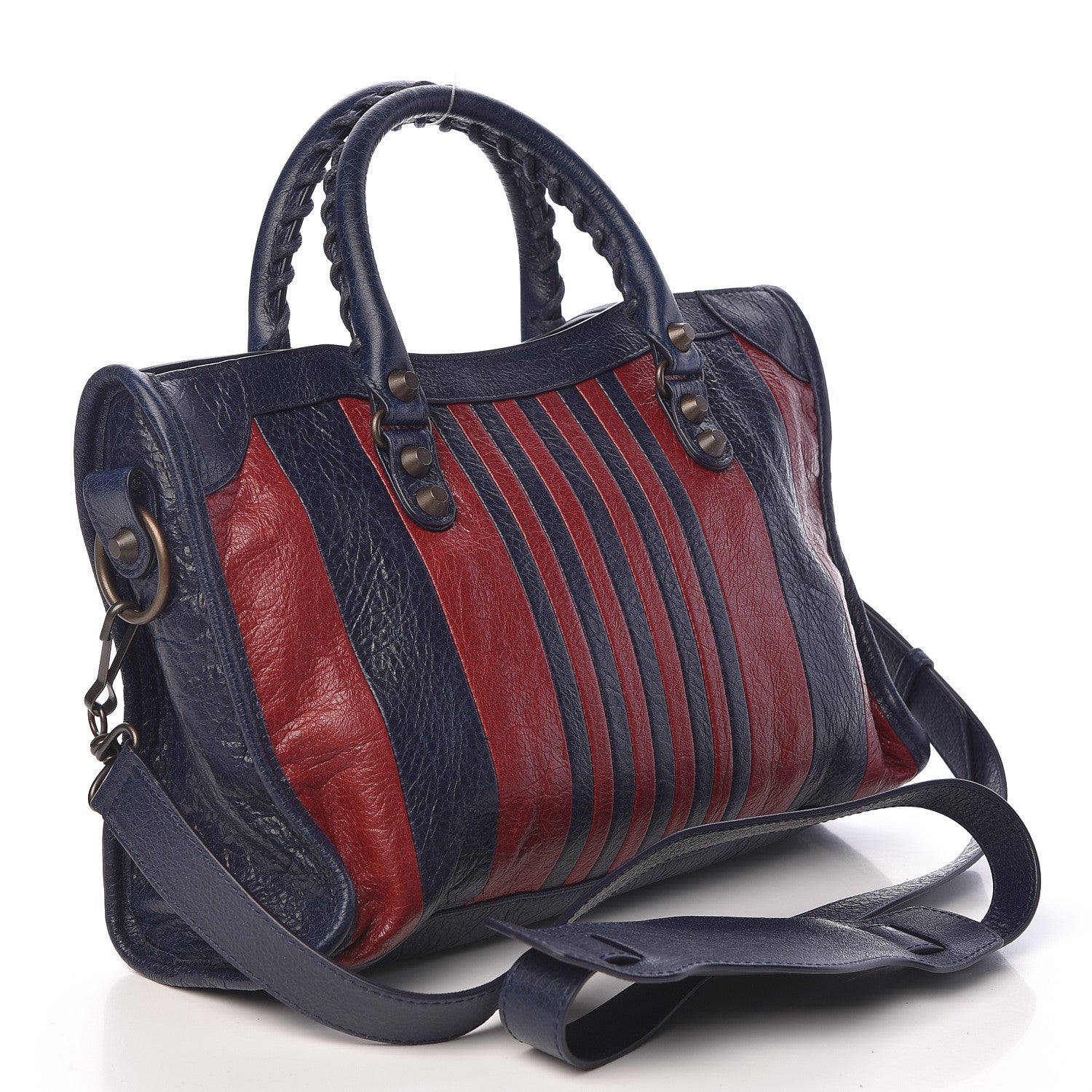 Balenciaga Veau Arena Multicolore Classic Hardware S City Bleu Nuit Rouge 3 of 10