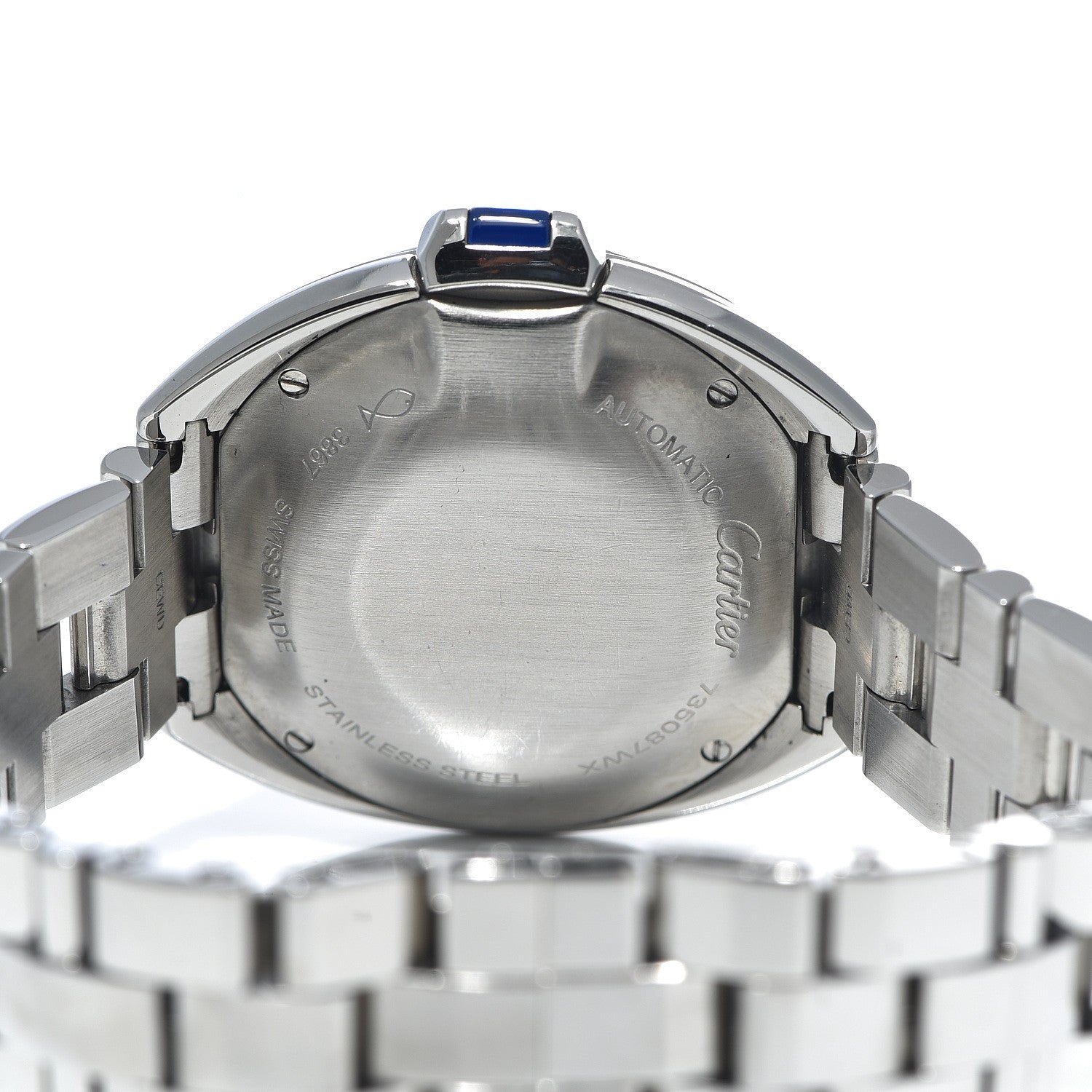 Cartier Stainless Steel 31mm Cle De Automatic Watch 5 of 9