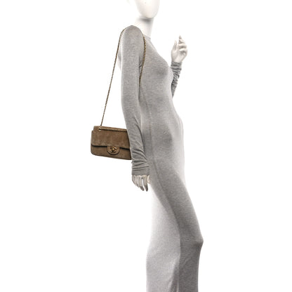 Chanel Suede Calfskin Mini Souplissimo Flap Dark Beige 2 of 11
