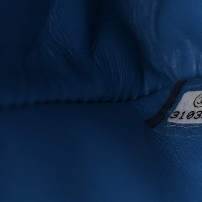 Chanel Caviar Quilted Small Double Flap Blue 7 of 9