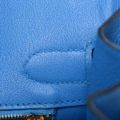 Hermes Togo Birkin 30 Bleu Zanzibar 10 of 27