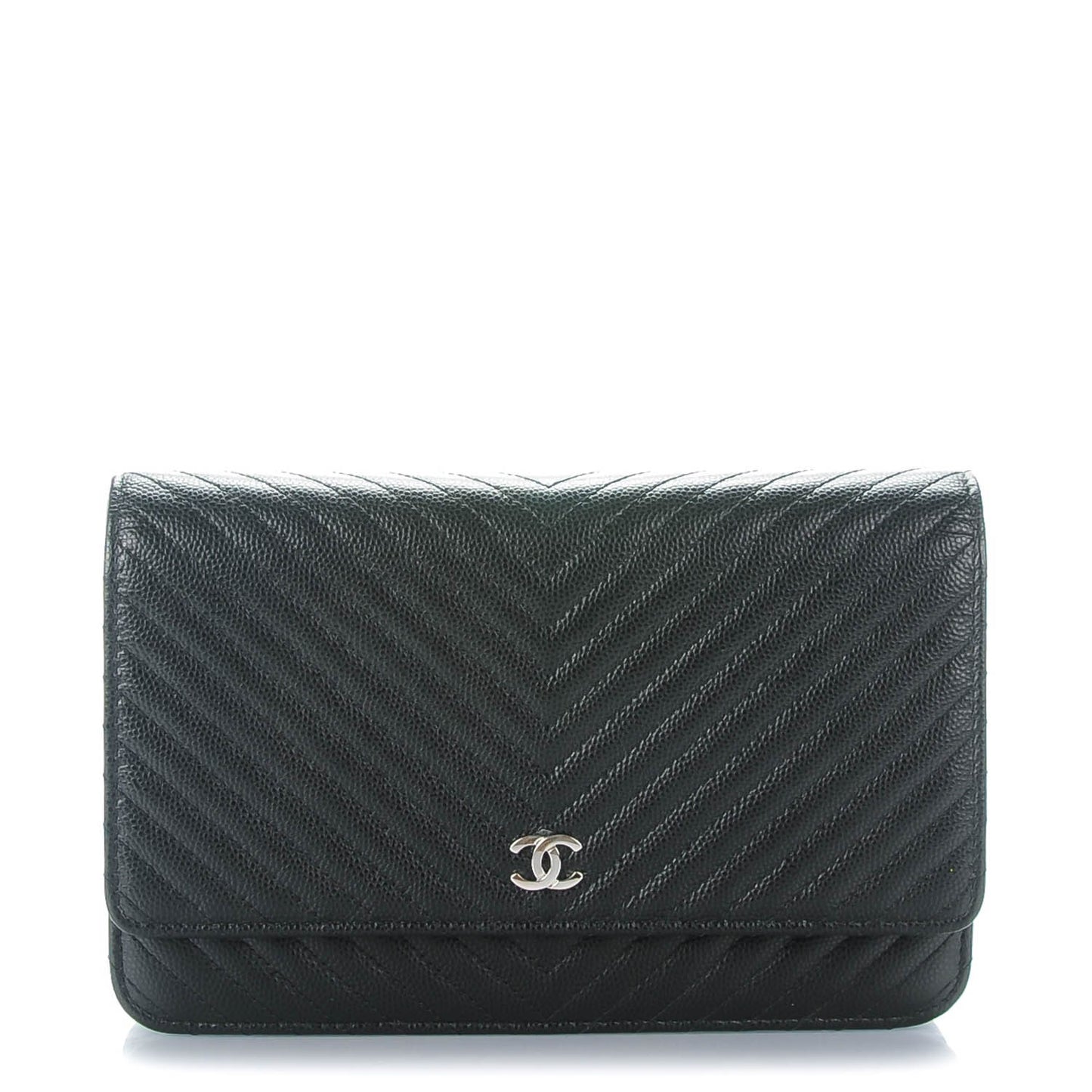 Caviar Chevron Wallet On Chain WOC Black