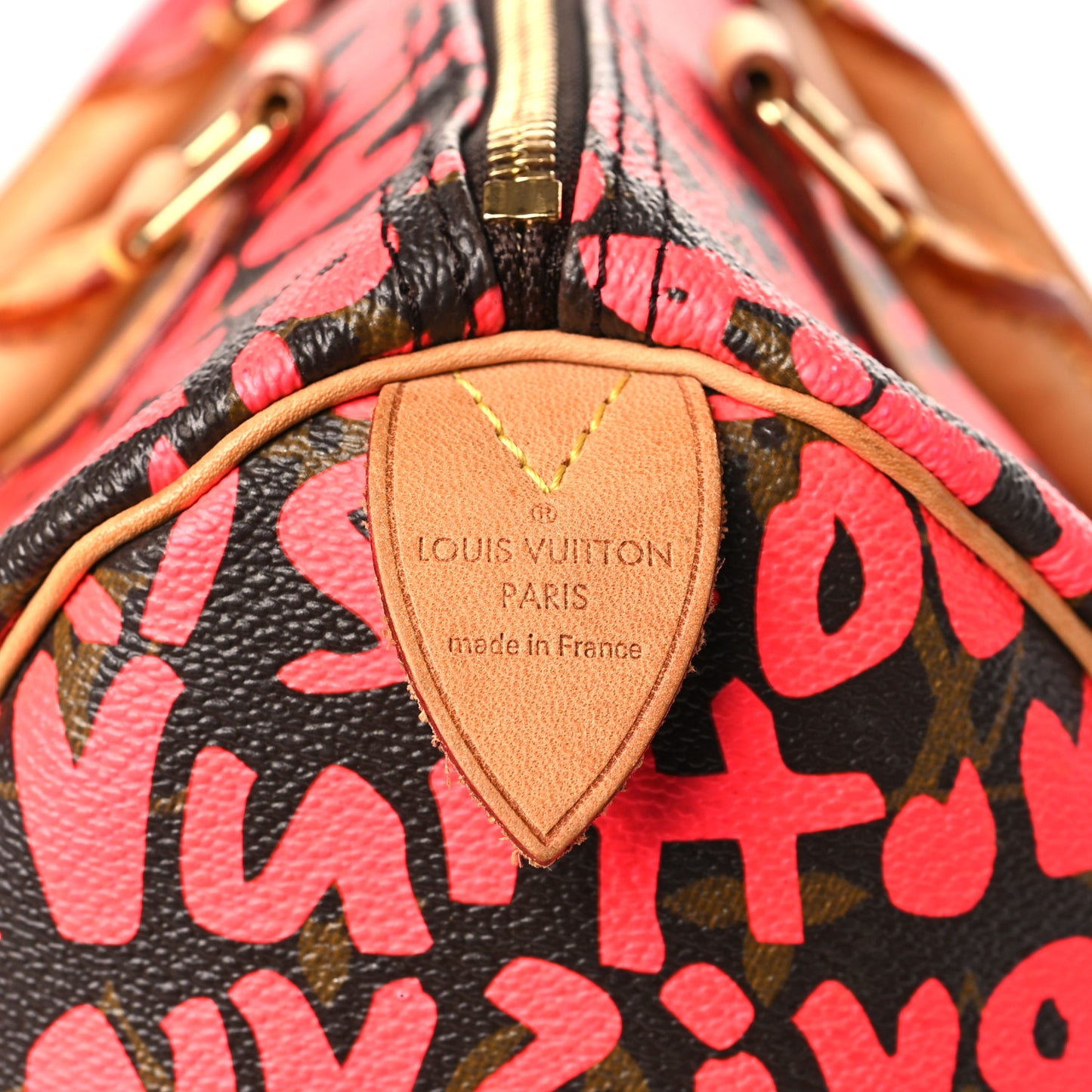 Monogram Graffiti Speedy 30 Fuchsia