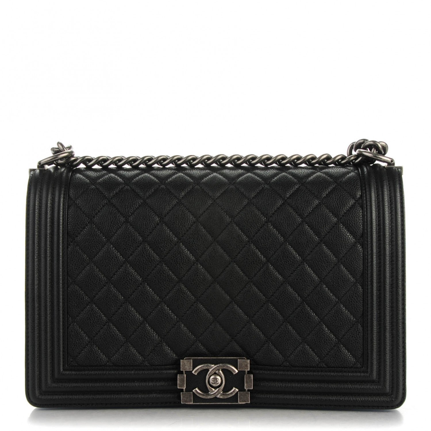 Chanel Caviar Quilted New Medium Boy Flap Black 1 of 8