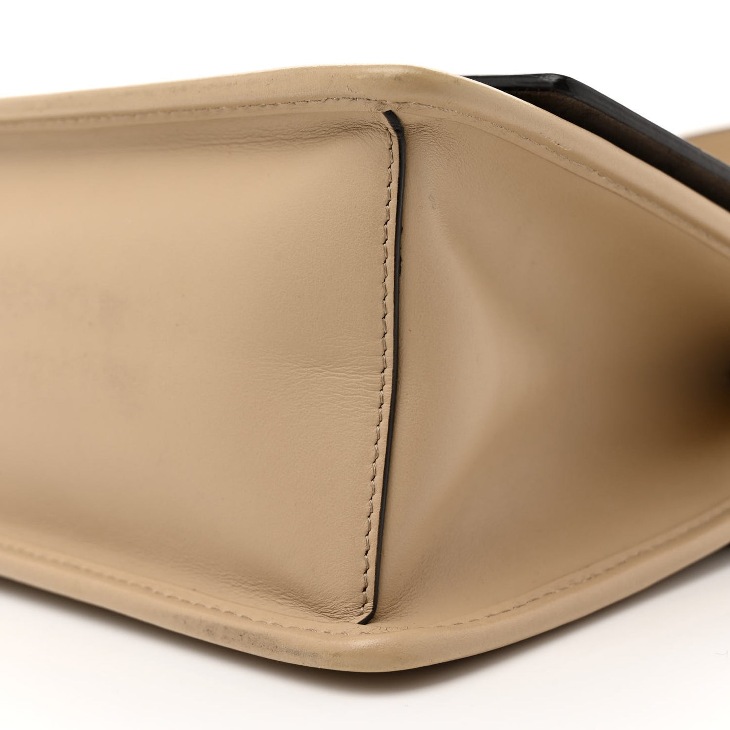 Vitello Century Velvet F is Fendi FF Kan I Shoulder Bag Tobacco Amido