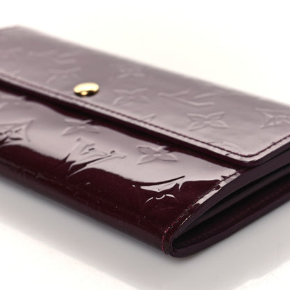 Louis Vuitton Vernis Sarah Wallet Rouge Fauviste 7 of 7
