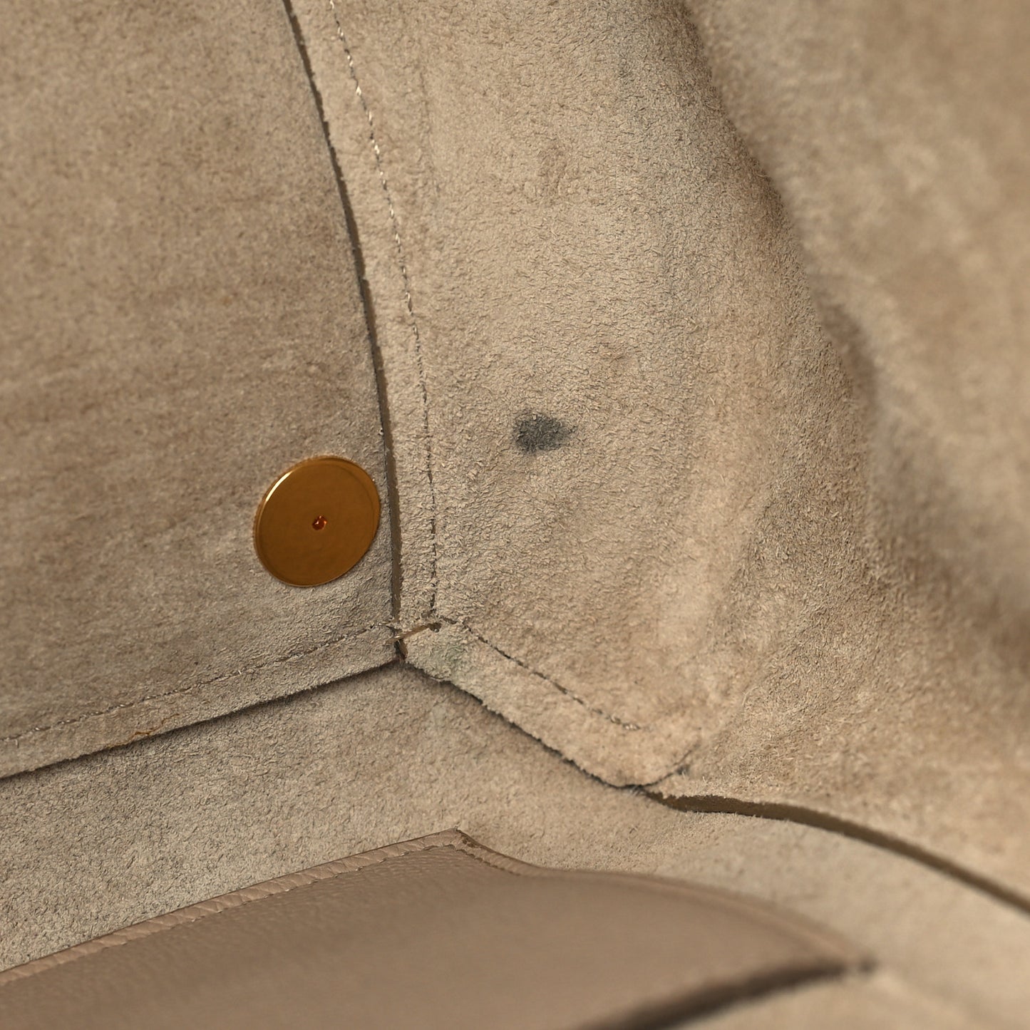 Grained Calfskin Mini Belt Bag Light Taupe