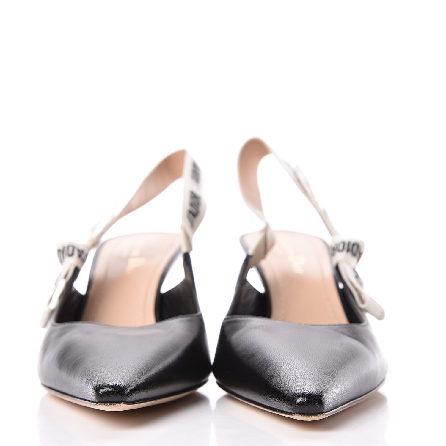Christian Dior Lambskin Ribbon J'Adior Slingback 65mm Pumps 39 Black 2 of 8