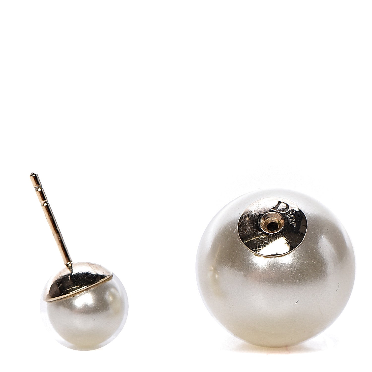 Christian Dior Pearl Mise En Dior Tribal Earrings 3 of 4