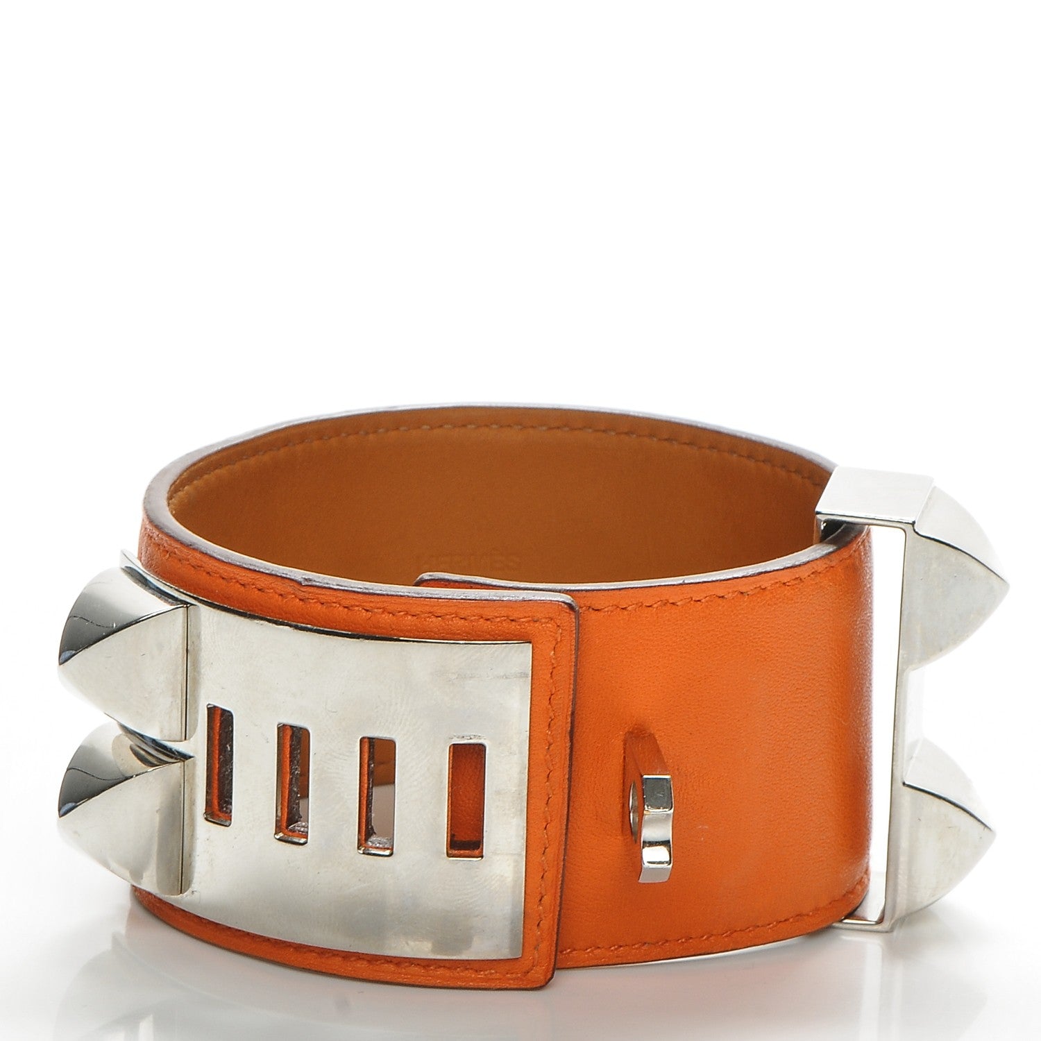 Hermes Swift Collier de Chien CDC Bracelet S Orange 4 of 6