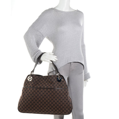 Gucci Monogram Medium Eclipse Shoulder Bag Dark Brown 2 of 7