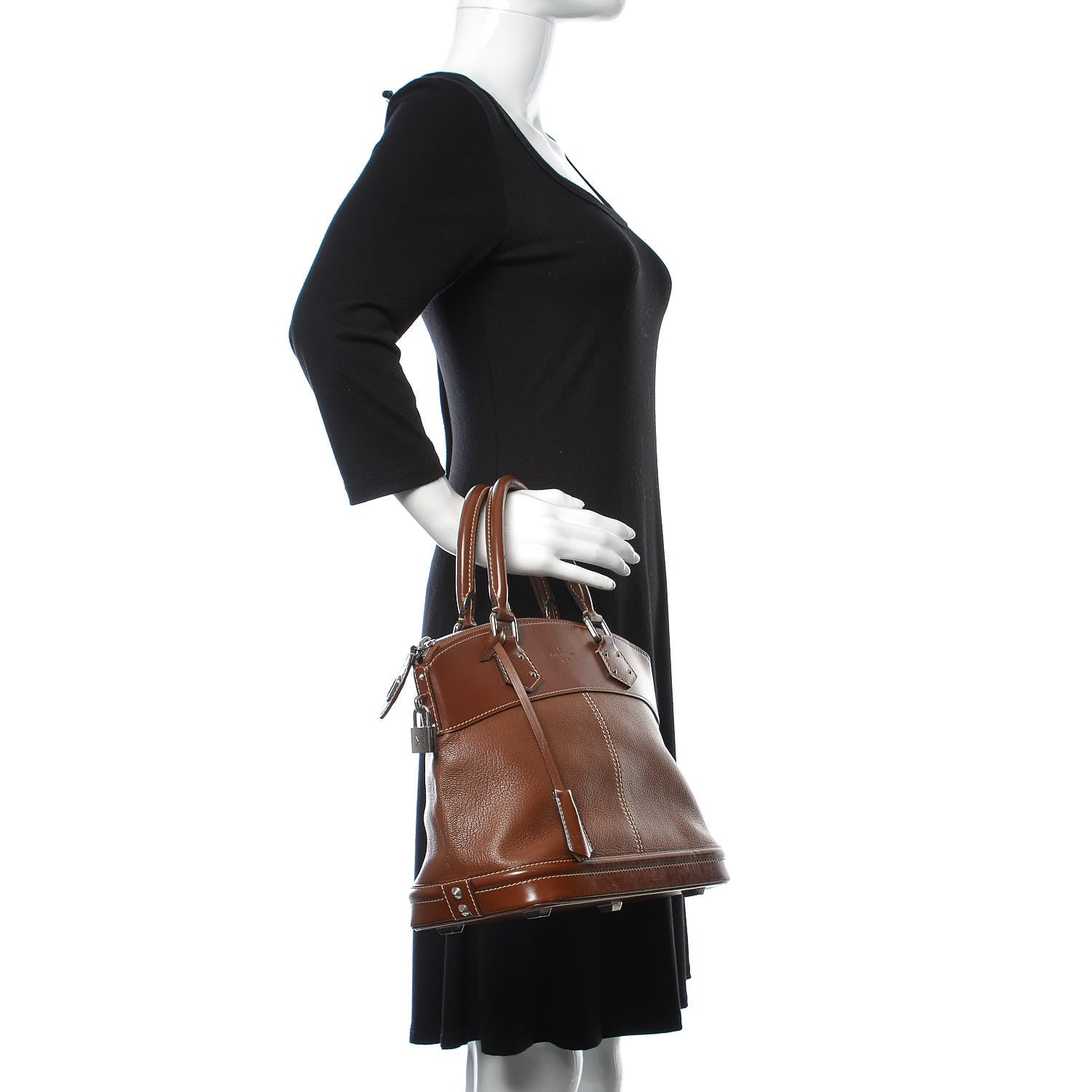 Louis Vuitton Suhali Lockit PM Sienne 2 of 18