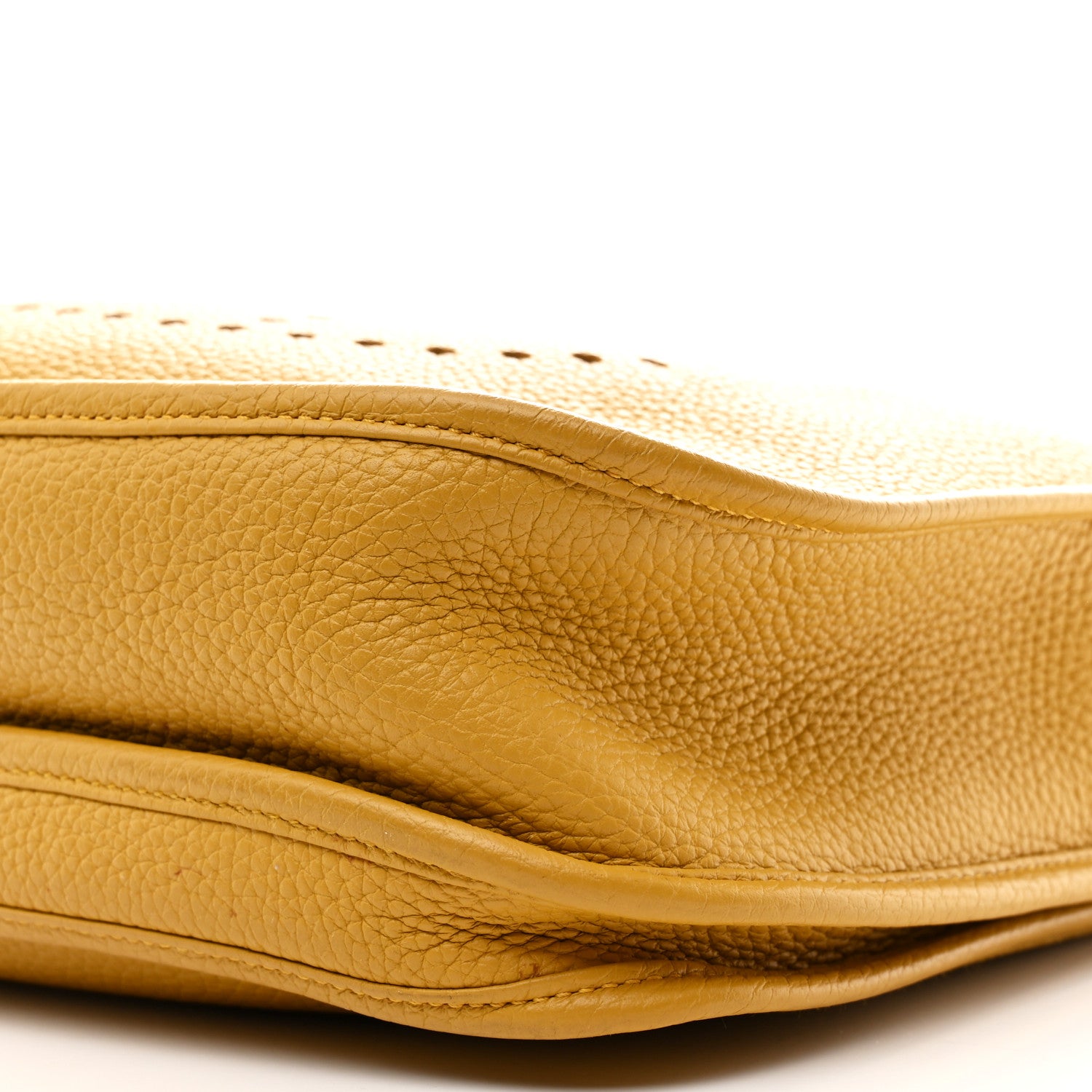 Hermes Taurillon Clemence Evelyne III PM Jaune Ambre 10 of 11